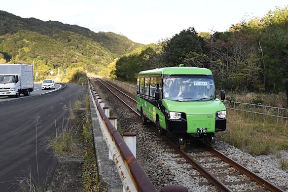 Japan took the train-bus hybrid a step further with the DMV, which can operate on roads as well as railway tracks.