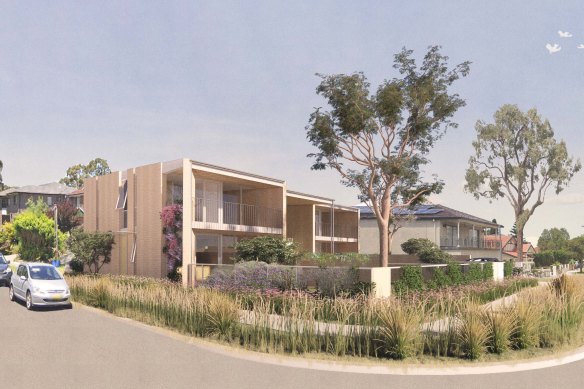 A terrace home that is part of the NSW “pattern book” for medium-density housing.
