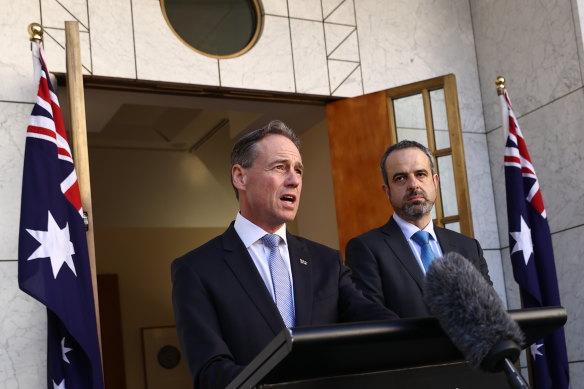 Greg Hunt has defended the federal government’s vaccine rollout.