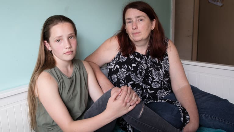 Mia Guille, 14, and her mother Alison take a cautious approach to melatonin.