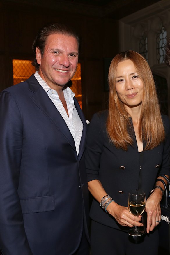 Wool and wife Soo Yu, also a Dominari executive.