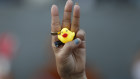 Both the Hunger Games salute and the yellow duck have become symbols of resistance.