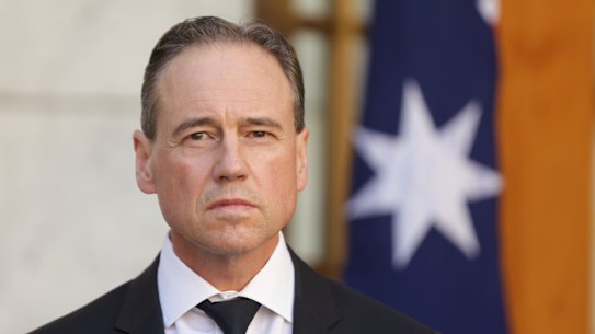 Federal Health Minister Greg Hunt 