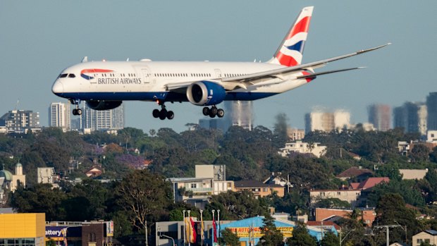 British Airways serves Sydney and will soon serve Melbourne.