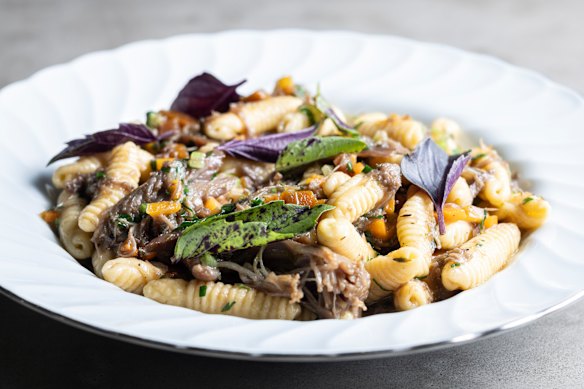 House-made casarecce with duck ragu.