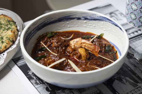 Go-to dish: Prawn ghee roast.