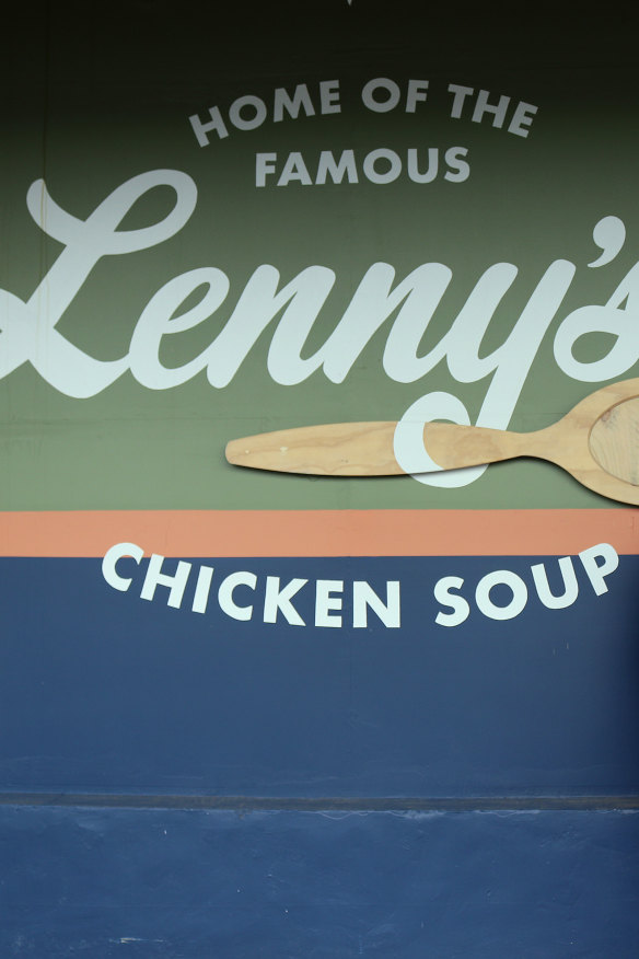 Outside Lenny’s.