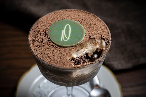 The frozen tiramisu dessert is made with gelati from D’Sylva’s Boca Gelato brand.