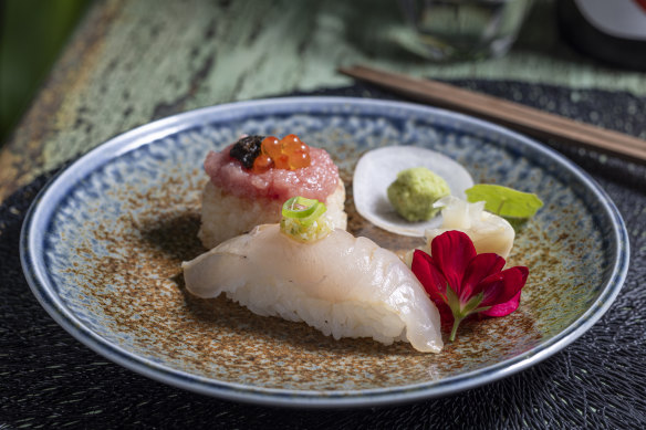 Oshan’s nigiri selection is more limited compared to the city’s other omakase restaurants.
