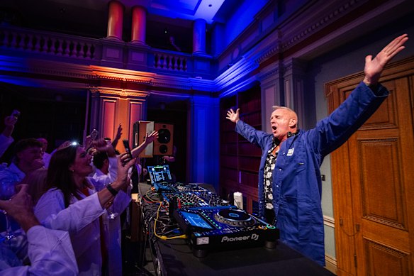 Fatboy Slim performs at The Royal Society of Chemistry on September 23, 2026 in London, England.