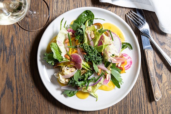 The salad name-drops Ramarro Farm.