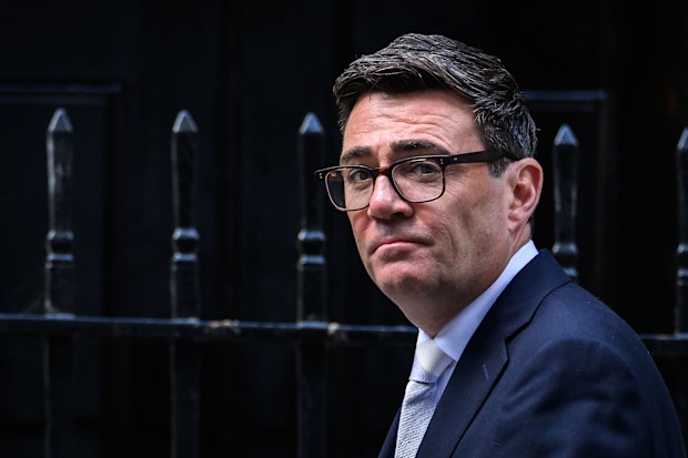 Prime Minister Andy Burnham departs 10 Downing Street to address the House of Commons on September 01, 2026 in London, England