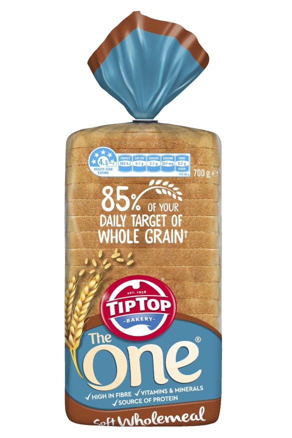 TipTop The One Soft Wholemeal bread.