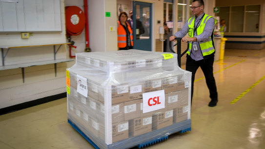 CSL Limited releases its locally made doses of the AstraZeneca COVID-19.