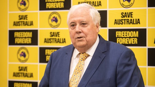 Clive Palmer has continued to bankroll his political party.