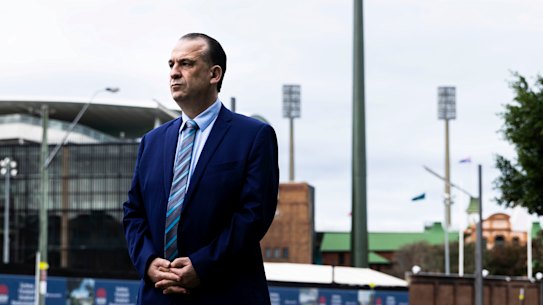 ARL Commission chairman Peter V'landys at League Central.