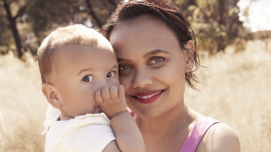 Miranda wears Oroton sundress, $549. Alinka “Cloud” diamond earring, $2900. Grace wears Country Road dress, $70.
