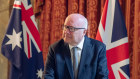 Outgoing high commissioner to the UK, George Brandis, at Australia House.