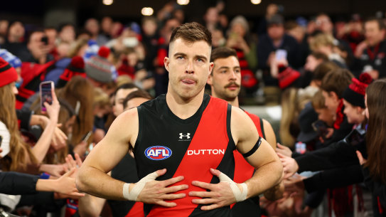 Zach Merrett was well held against the Demons, with drastic results for Essendon,