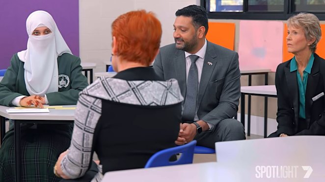 Why these Brisbane Islamic school students spoke to Pauline Hanson
