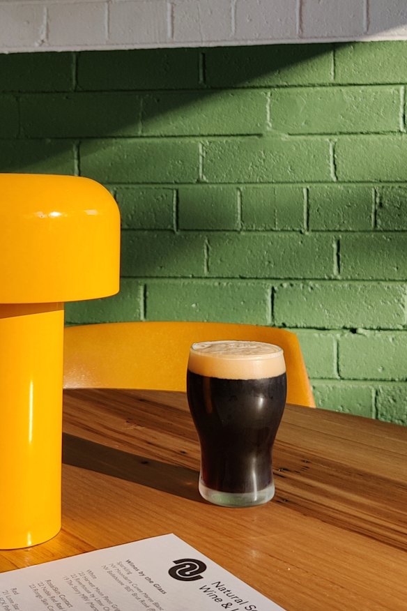There are four rotating tap beers available. 