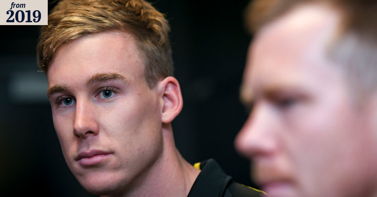 Nine years on, Richmond's Tom Lynch ready for first AFL final