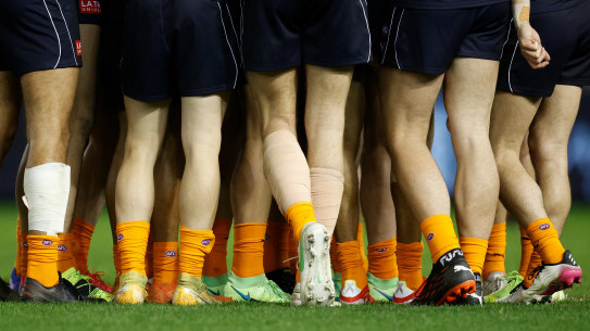 Blues players will wear orange socks throughout the 2021 season as part of the Carlton Respects campaign.