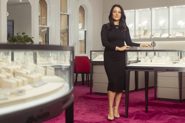 Lauren Chang Sommer of Moi Moi Fine Jewellery. She started selling lab-grown diamonds more than two years ago and says demand has surged. 