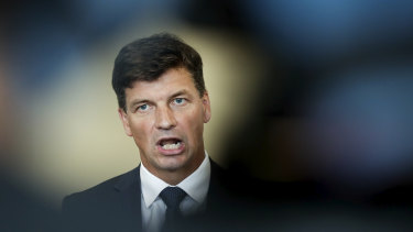 Energy Minister Angus Taylor says the government's electric vehicle strategy is not comparable to Labor's, despite both policies potentially leading to the same uptake of the technology.