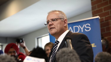 Scott Morrison launches Liberal candidate Gladys Liu's campaign for the Melbourne seat of Chisholm.