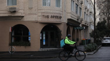 The Apollo restaurant in Potts Point.