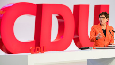 Annegret Kramp-Karrenbauer, leader of the German Christian Democrats.