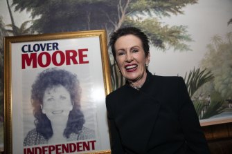 Sydney lord mayor Clover Moore is on track for a historic fifth term.