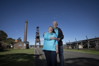 Harbour Trust volunteers Marie Palmer and Barry McDonald are looking forward to tours restarting on Cockatoo Island after they paused due to coronavirus restrictions. 