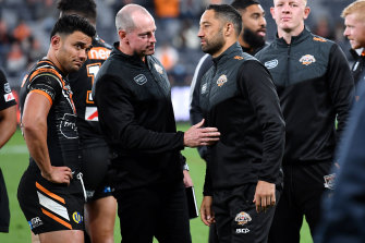 Benji Marshall and former coach Michael Maguire had their issues during the latter stages of Maguire’s tenure.