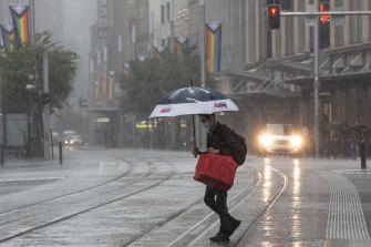 Wet weather will persist in Sydney.