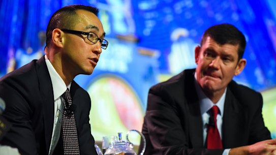 James Packer and Lawrence Ho have a long association.