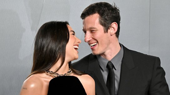 Dua Lipa and Callum Turner at the 2026 Vanity Fair Oscar Party. They are now officially married. 