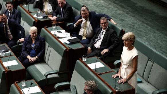 Julie Bishop announces her retirement on Thursday.