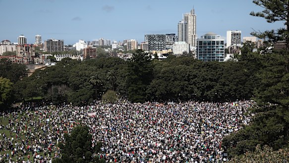 Thousands of people attended the global climate strike in Sydney.