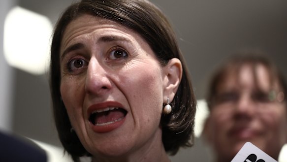 On the defensive over Allianz Stadium: NSW Premier Gladys Berejiklian.