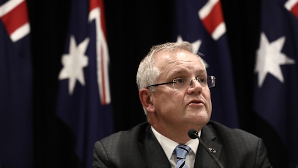 Prime Minister Scott Morrison on Friday. 