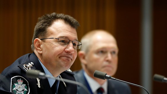 AFP commissioner Reece Kershaw. In its submission, the AFP said the risk of children committing terrorism offences had emerged as a significant issue over the past six years.