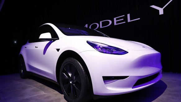 Tesla shares are down 22 per cent on the year. 