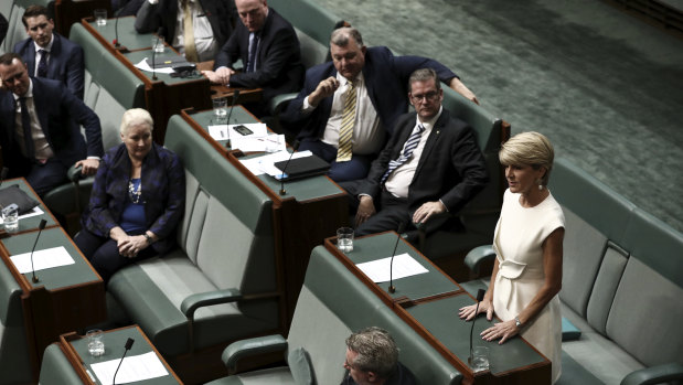 Julie Bishop announces her retirement on Thursday.