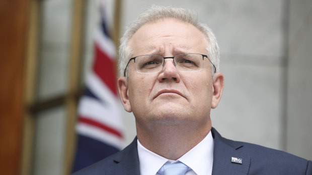 Scott Morrison says he will await the result of the US presidential election.