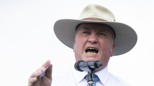 Beware the teal wave, says Barnaby Joyce.