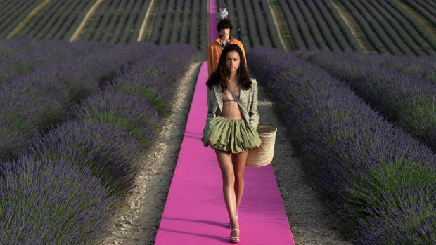Fields of gold ... images of Provence at the Jacquemus show this week have captured the wunderlust of the world.