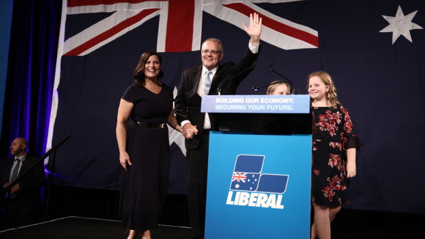 Prime Minister declares victory in the 2019 election.