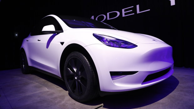 Tesla's share surge has analysts urging caution. 
